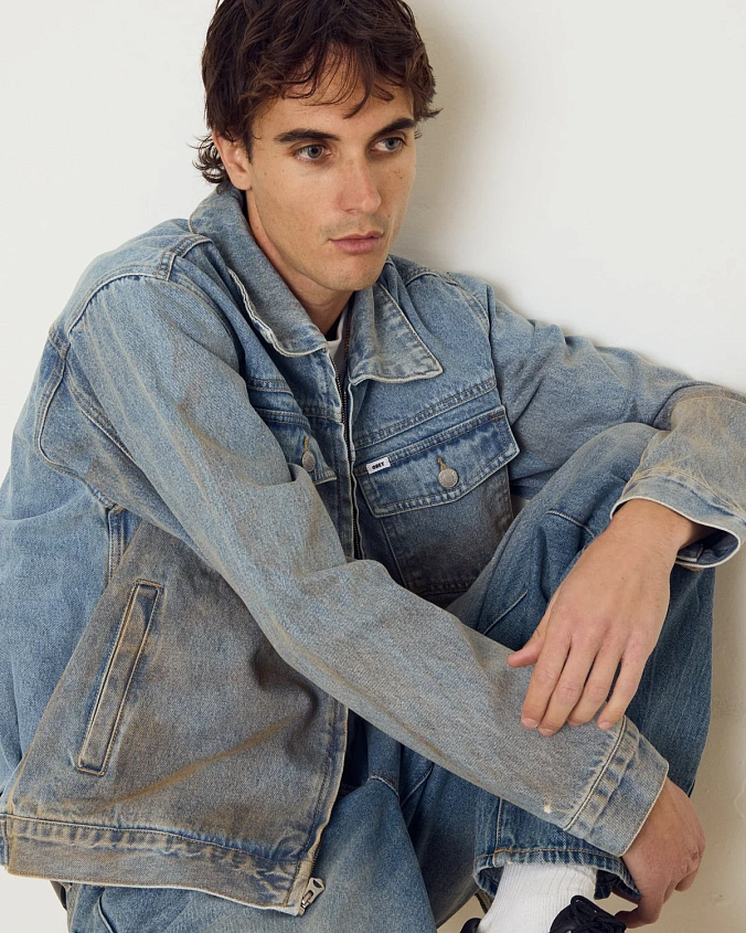 Куртка джинсовая Obey Base Trucker Jacket